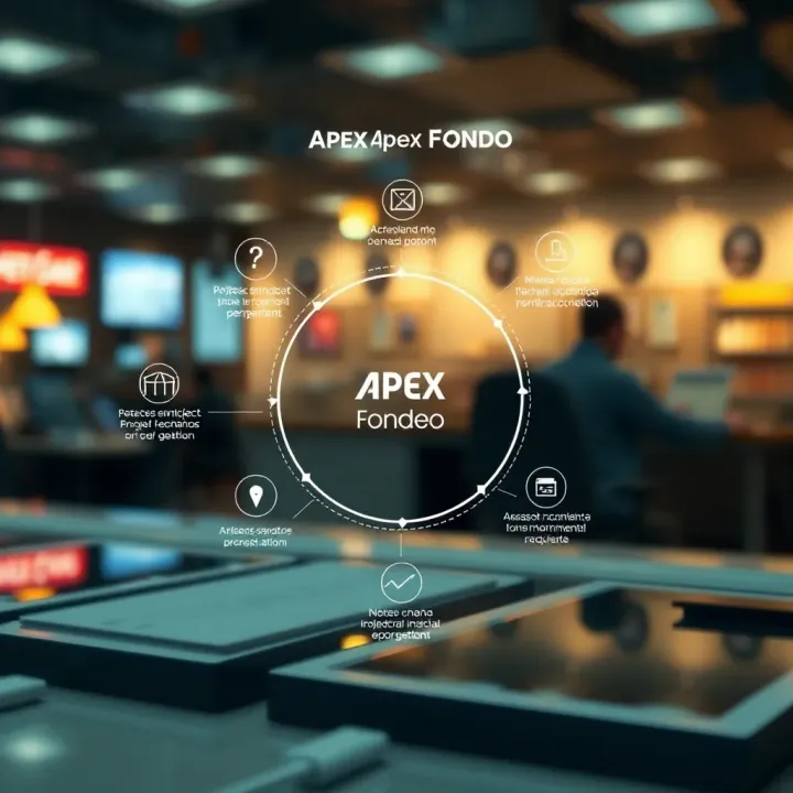 Diagram illustrating the financial mechanism of Apex Fondeo for project funding