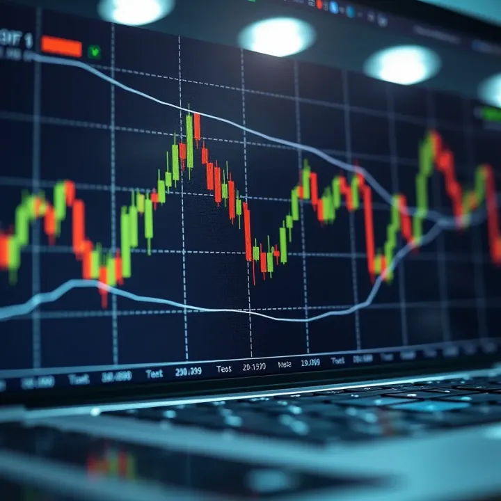 Graph illustrating risk management techniques in forex trading