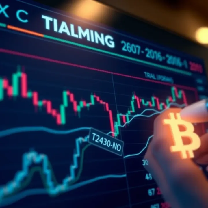 Chart illustrating key indicators and events shaping current Bitcoin market trends