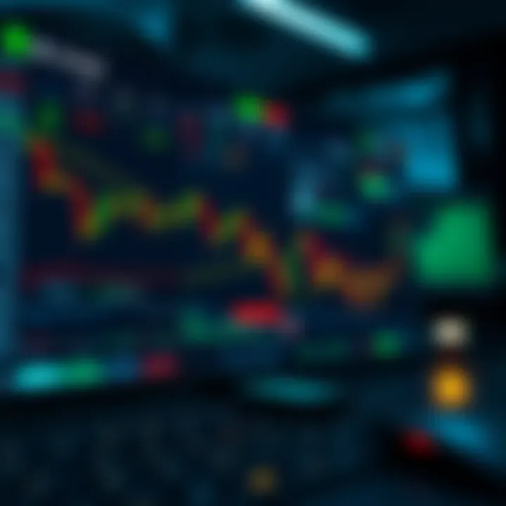 Overview of BlackBull Markets trading platform interface showing various financial charts and tools