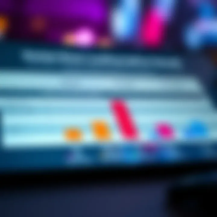 Comparison chart showing market shares of leading smartphone brands