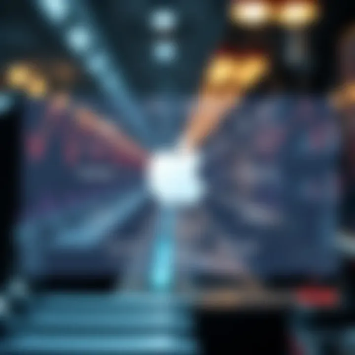 Diagram illustrating competitive strategies of major technology companies