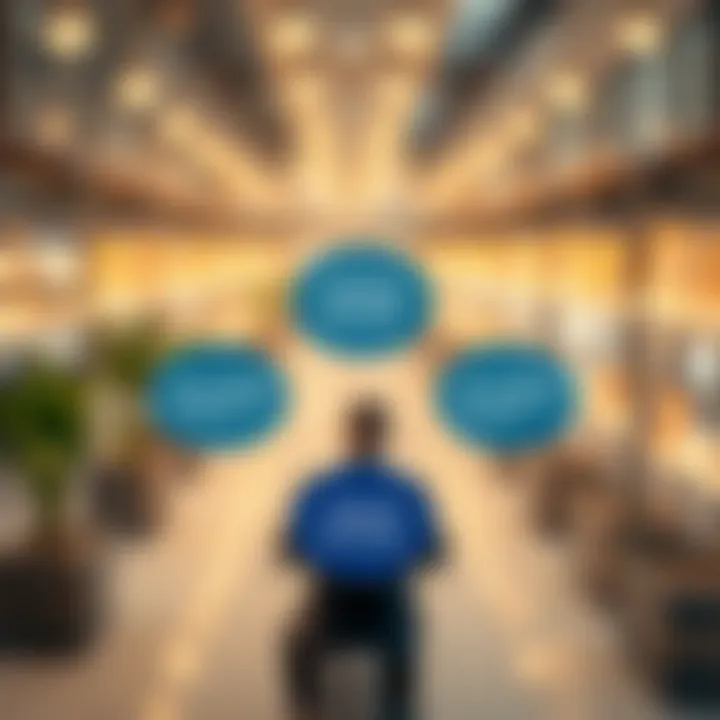 Diagram illustrating Axia Investment's risk management framework and investment focus areas