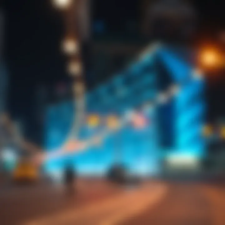 Modern technology concepts symbolizing digital transformation in business enterprises