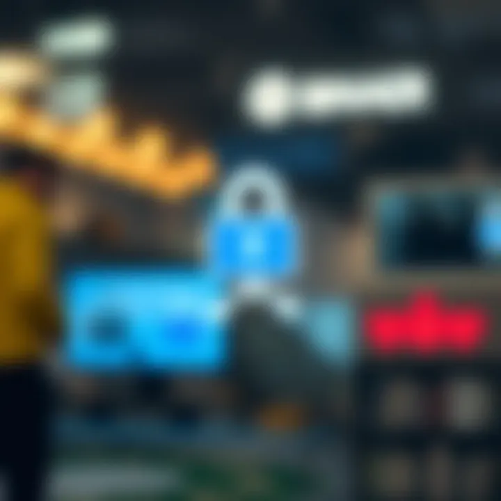 Diagram illustrating binary login mechanism with secure authentication flow