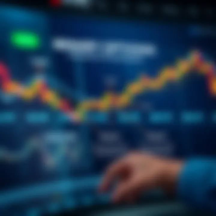 Diagram illustrating the concept of binary options trading with asset price movement and payout outcomes