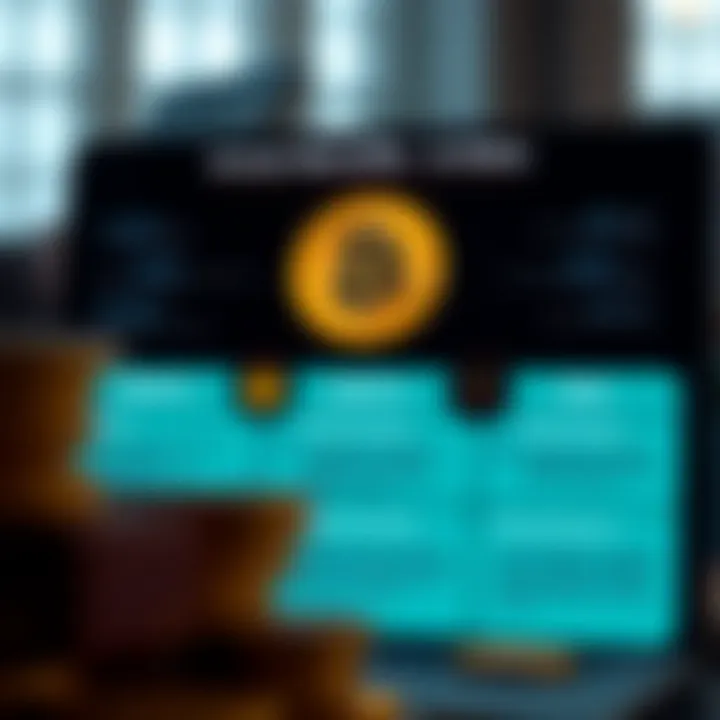 Graphic showing potential benefits and risks of cryptocurrency investment with Bitcoin Champion