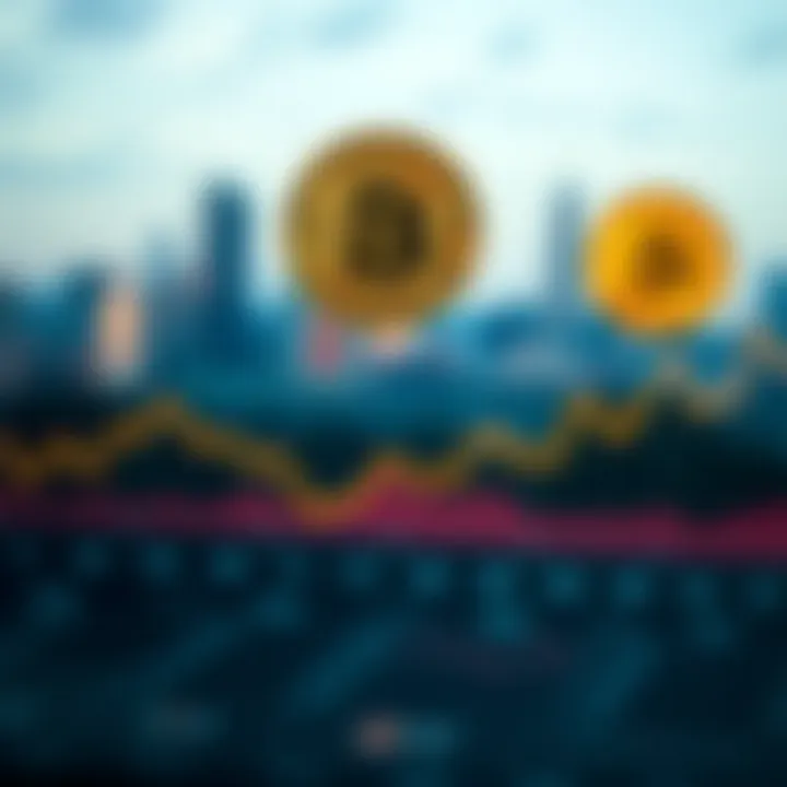 Chart illustrating historical Bitcoin trends alongside future market predictions