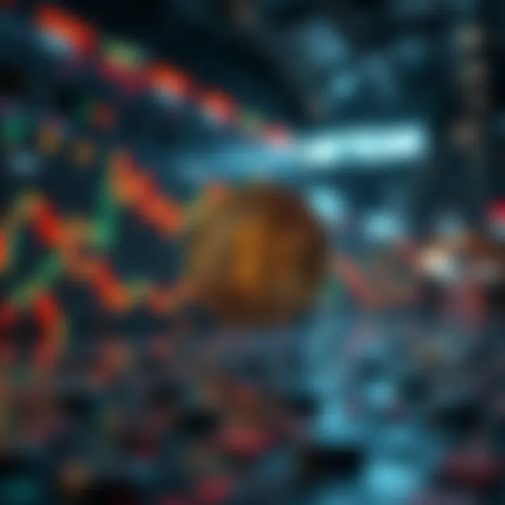 Visualization of technological advancements affecting Bitcoin market behavior