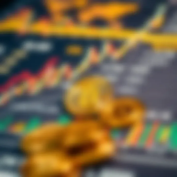 Illustration depicting various predictive methods including charts and data points related to Bitcoin price forecasting