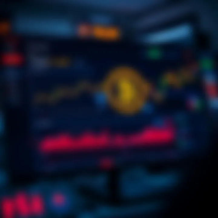 Dashboard interface displaying automated trading statistics and analytics