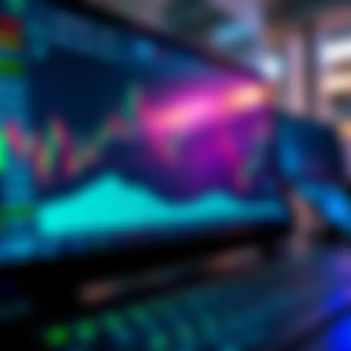 User interface displaying cryptocurrency trading charts and market trends on BitTrader platform