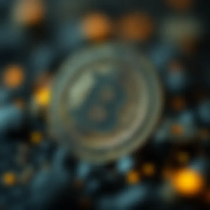 Visual representation of Chainlink's token LINK and its role in blockchain applications