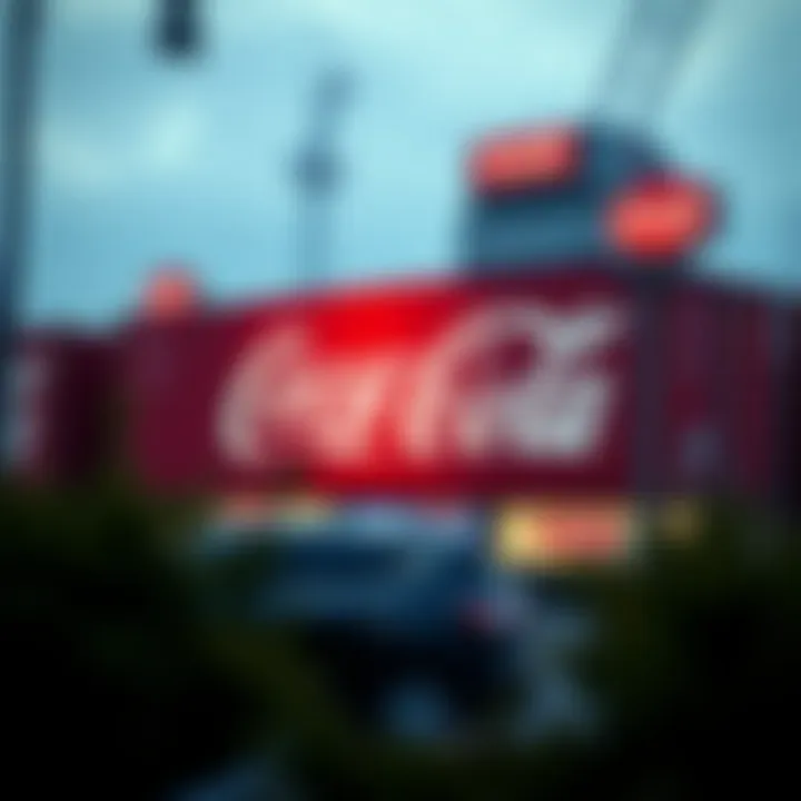 Global market presence and distribution network of a leading beverage company