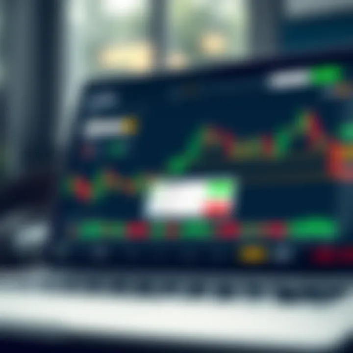 Illustration showing promotional codes being applied to a trading platform interface