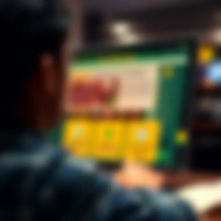 Graphic showing secure online betting with highlighted regulations and responsible usage icons