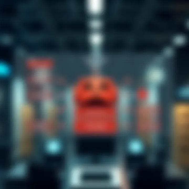 Diagram illustrating components of a trading bot system including market data, strategy algorithms, and execution