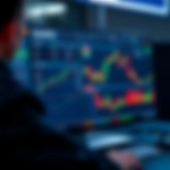 Overview of Deriv Trading Platform with Market Options Deriv trading platform with various market options and trading tools visible on screen