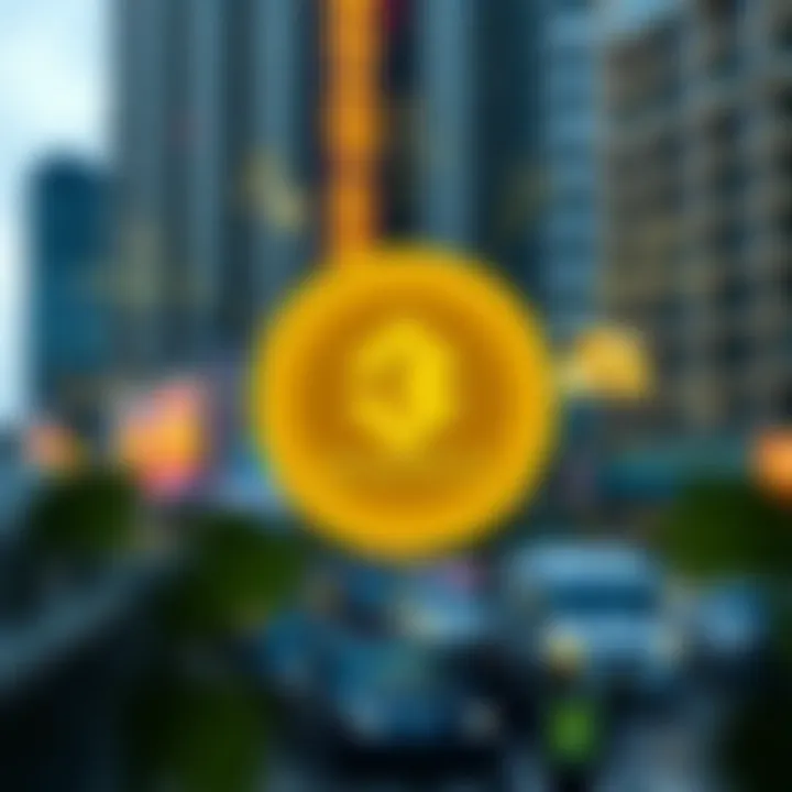 Visual representation of Binance Coin ecosystem highlighting key technological and economic factors