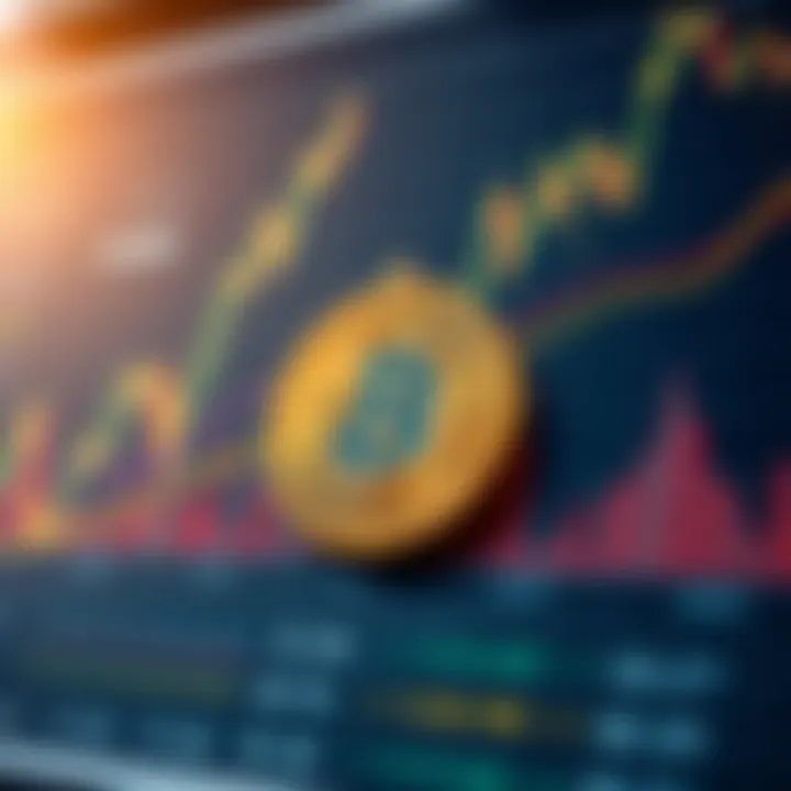 Graph depicting Binance Coin market trends and price fluctuations over recent months