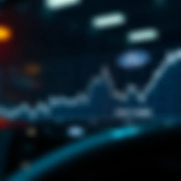 Line graph showing Ford stock price fluctuations over the past decade