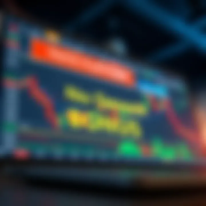 Illustration showing a digital trading platform highlighting a no deposit bonus feature