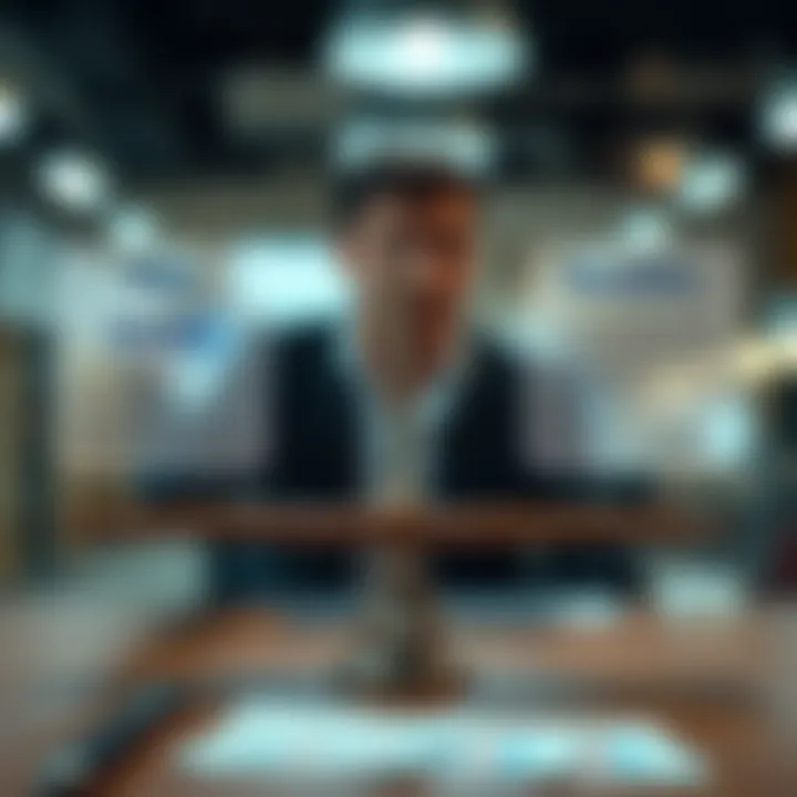 Conceptual graphic depicting the balance of risks and benefits in choosing a reliable broker