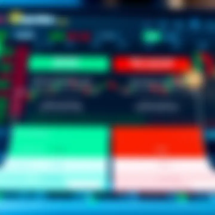 Comparison chart illustrating key differences between demo account and real trading account in Quotex