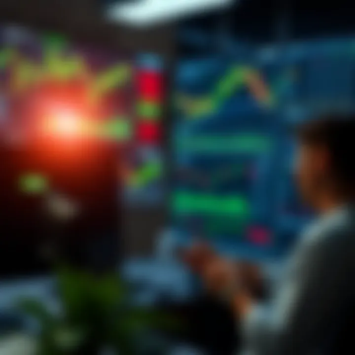 Comparison between independent and corporate trading environments with financial charts