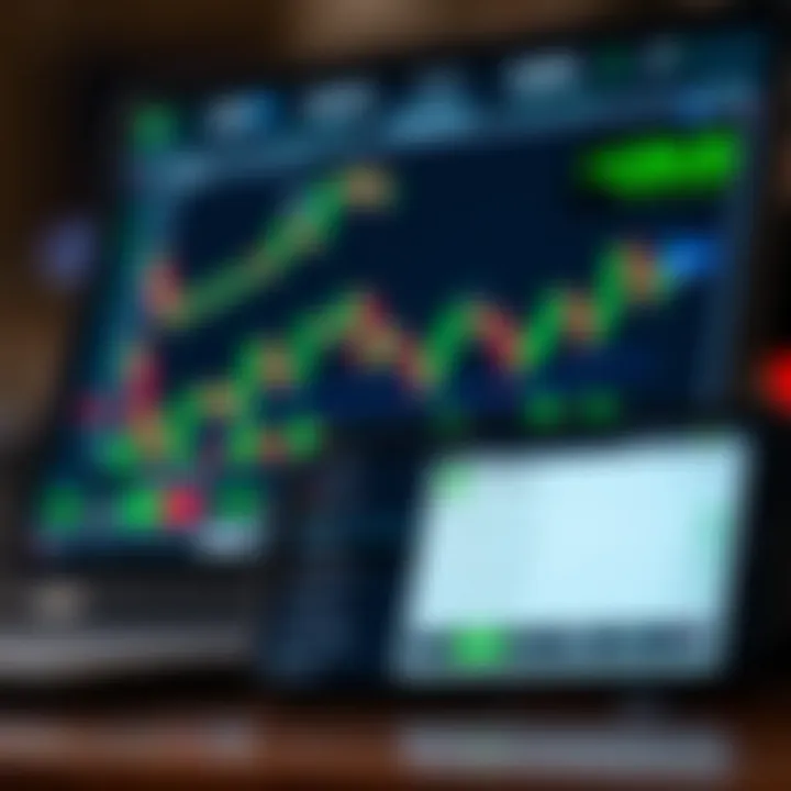 Downloading and Installing IQ Option on Mobile Devices Mobile device displaying IQ Option trading platform interface with clear charts and options