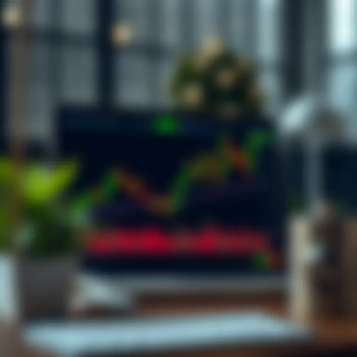 Graph illustrating basic trading strategies and risk management on IQ Option