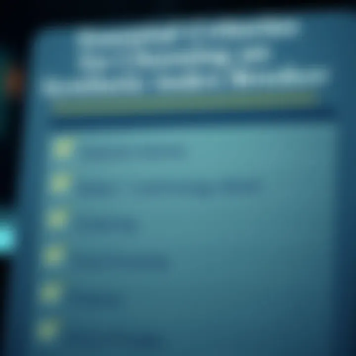 Checklist highlighting key factors for selecting a synthetic index broker