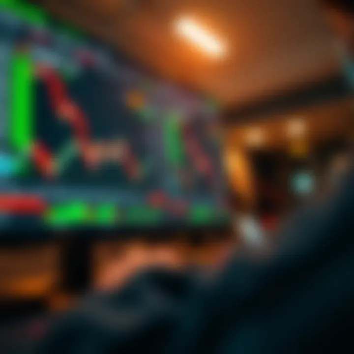 Secure online trading platform interface displaying forex broker features and investment options