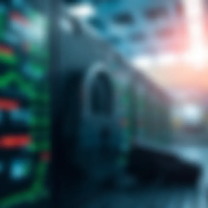 Visual representation of security measures to protect Deriv servers in online trading environments