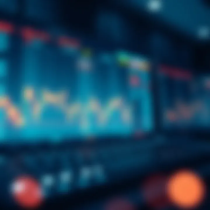 Graphical representation of synthetic indices trading showing price trends and market data
