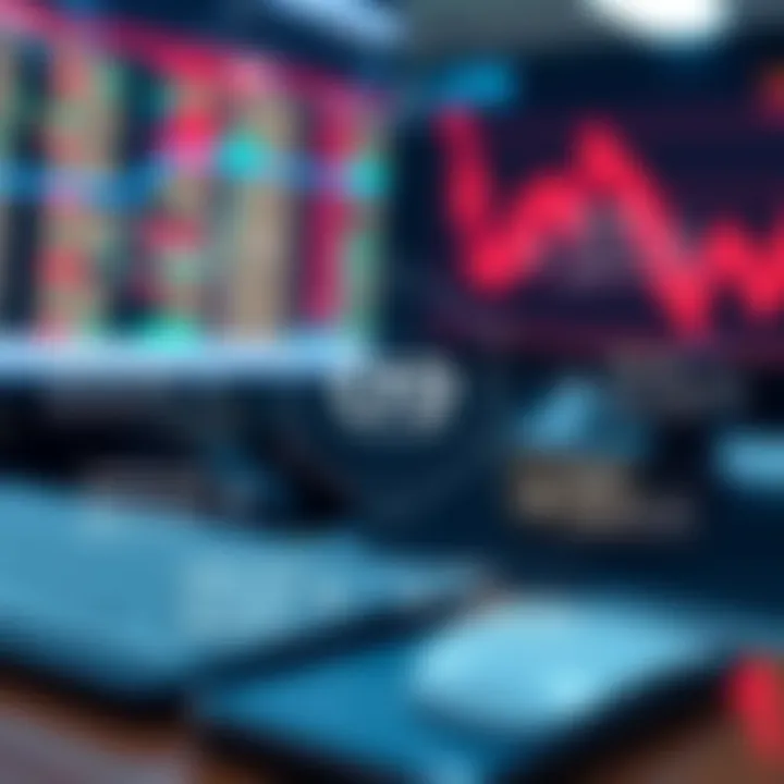 Diagram illustrating the key components and risks of trading with a CFD platform