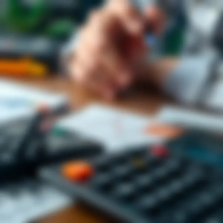 Graphical representation of risk management and trade planning using calculators