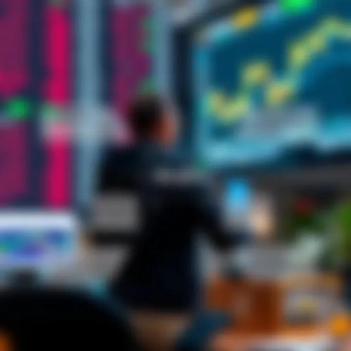 Diagram illustrating the functions and roles of a trading broker in financial markets