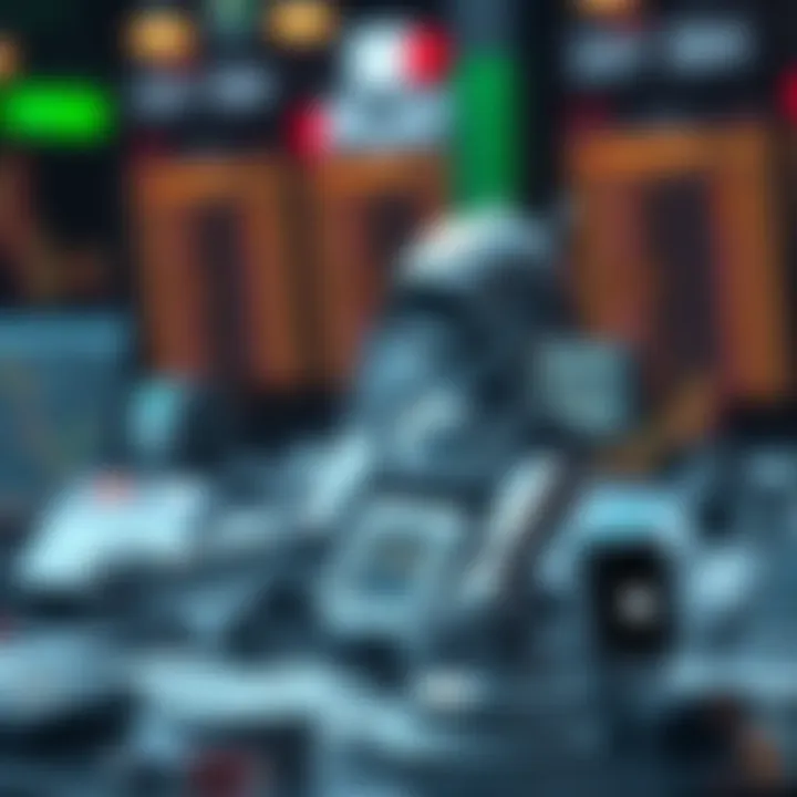 Collection of icons representing various free trading bot platforms and tools