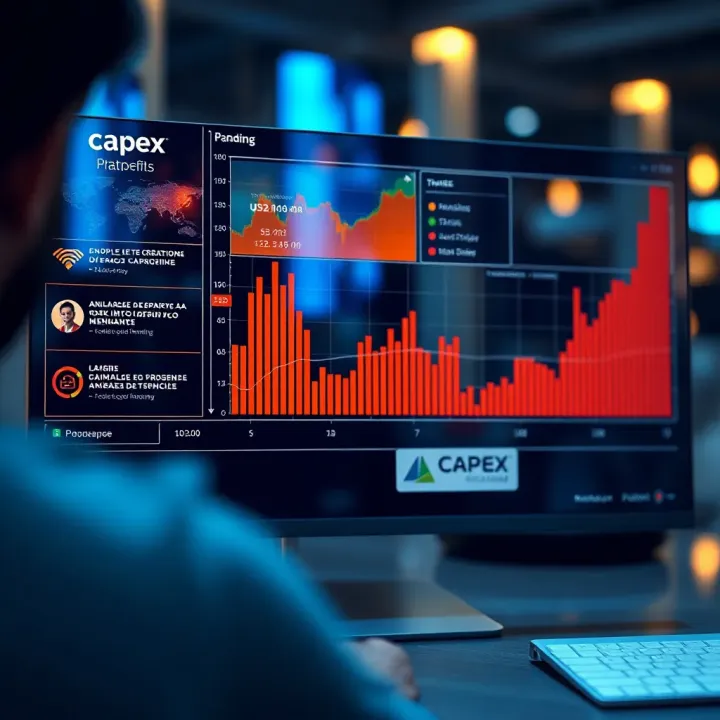 Visualization of strategic investment planning with Capex platform integrating technology and user benefits