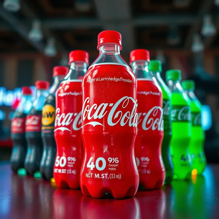 Innovative beverage packaging and product variety showcasing brand evolution