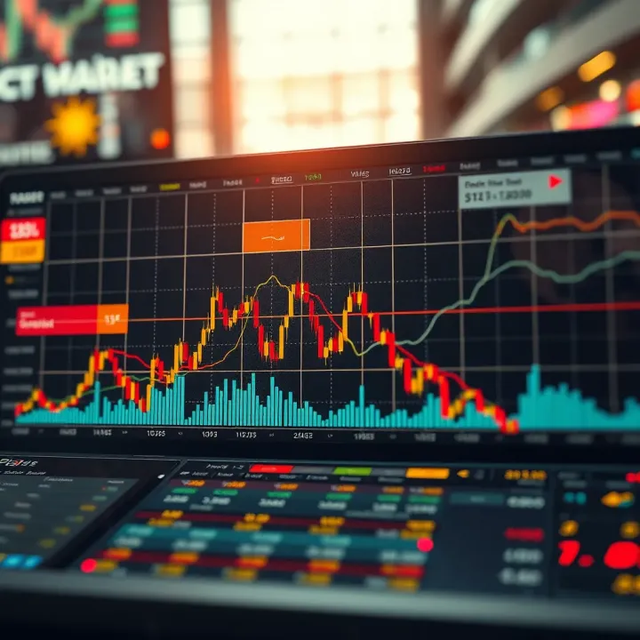 Graph showing the sudden decline in stock market values during a financial crash