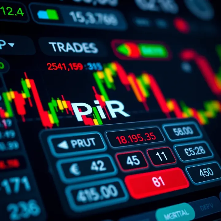 Interface of Deriv platform showing pip calculator in action with currency pairs and calculated values