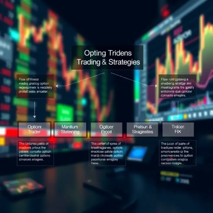 Diagram illustrating basic options trading strategies and risk management