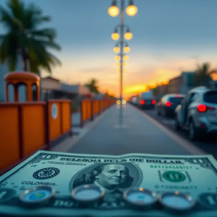 Key Economic Influences on Dollar to Colombian Peso Exchange Rate Illustration of global and national economic factors influencing currency exchange rates