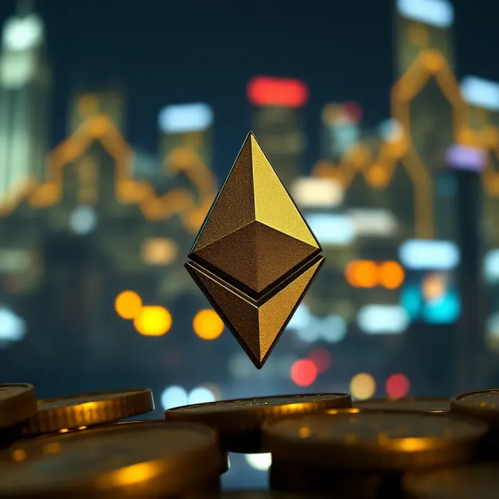 Illustration showing Ethereum's impact on Colombia's economy and global blockchain applications