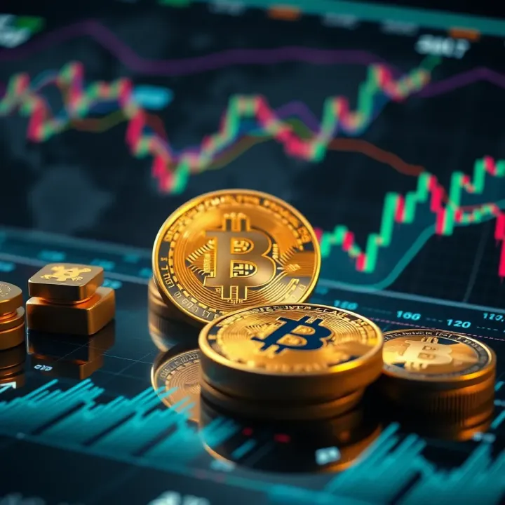 Visual representation of global financial market influences affecting Bitcoin value