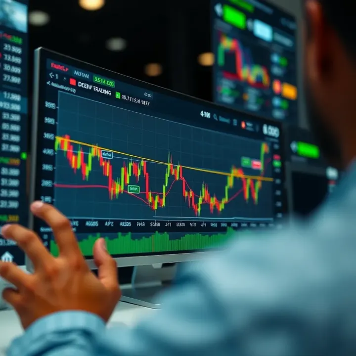 Graph illustrating common trading strategies and tips for effective use of Deriv Trader in digital trading