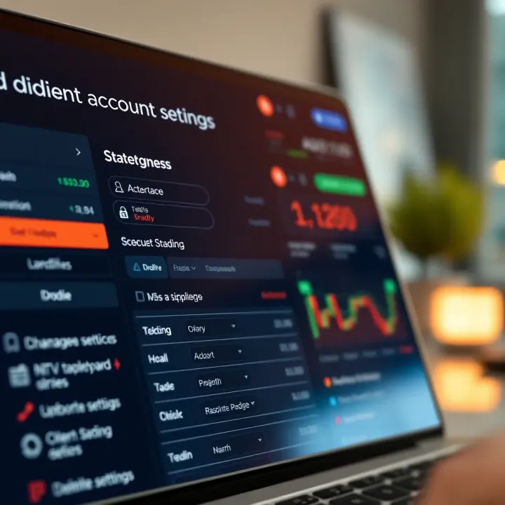 User dashboard showing account management tools and security settings