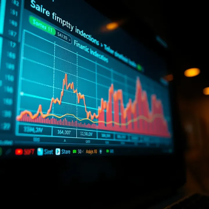 Graph illustrating the concept of synthetic indices in financial trading